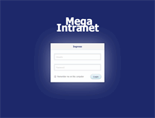Tablet Screenshot of intranet.megatrans.com.ar